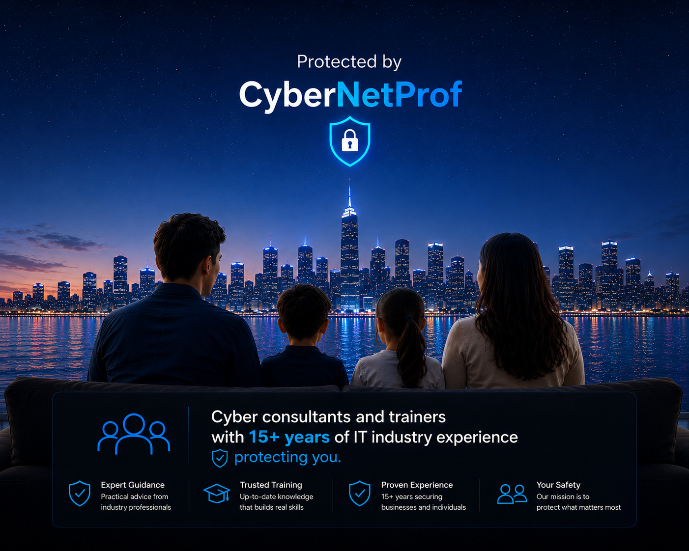 CyberNetProf cybersecurity protection for individuals and families
